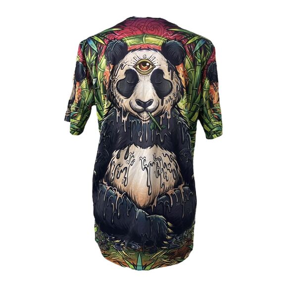 WAZ Shop Boys Shirt Multicolor Full Graphic Print Short Sleeve Size Medium - Picture 3 of 9